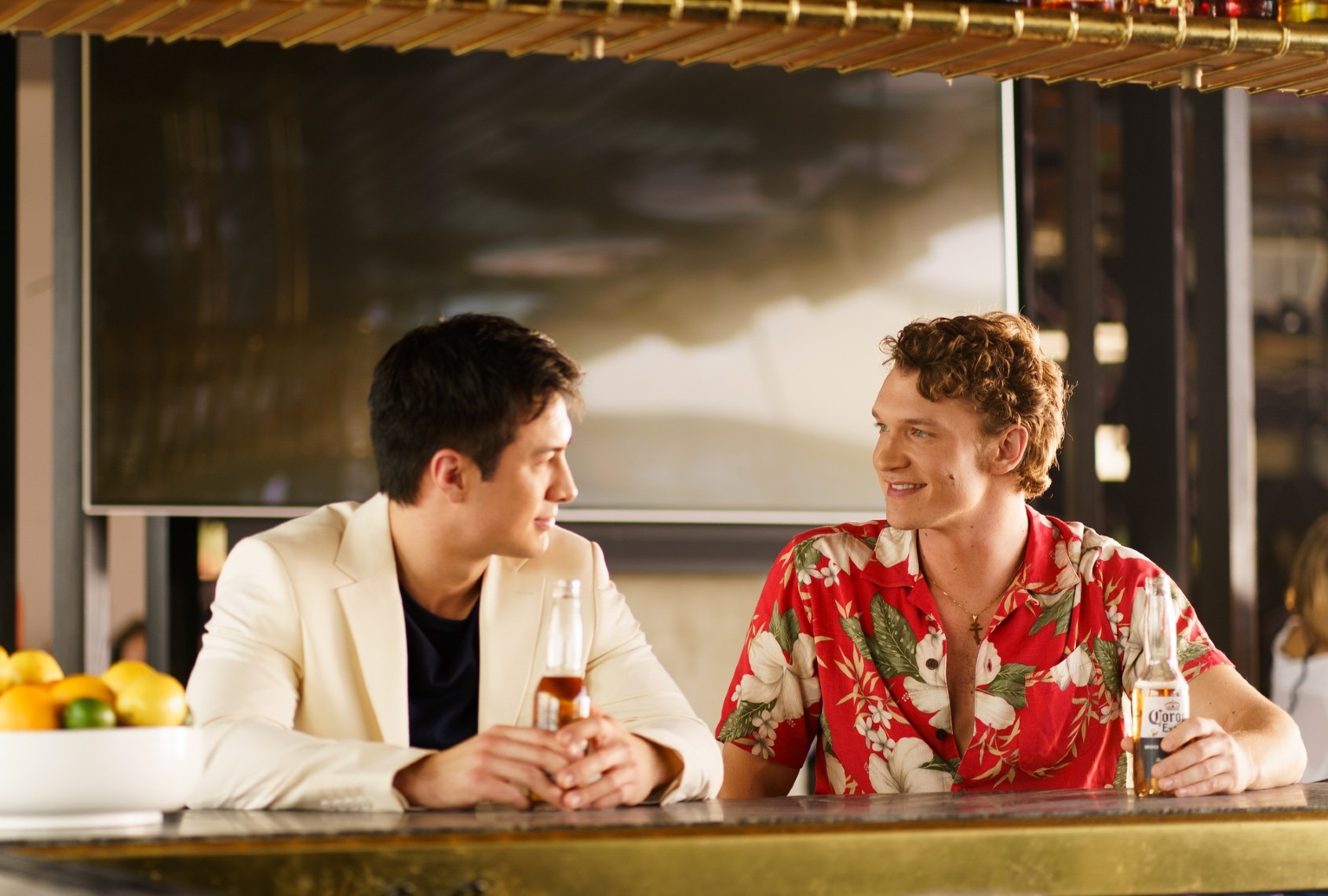 Hudson Williams and Connor Storrie in "Heated Rivalry" (Sabrina Lantos/HBO Max)