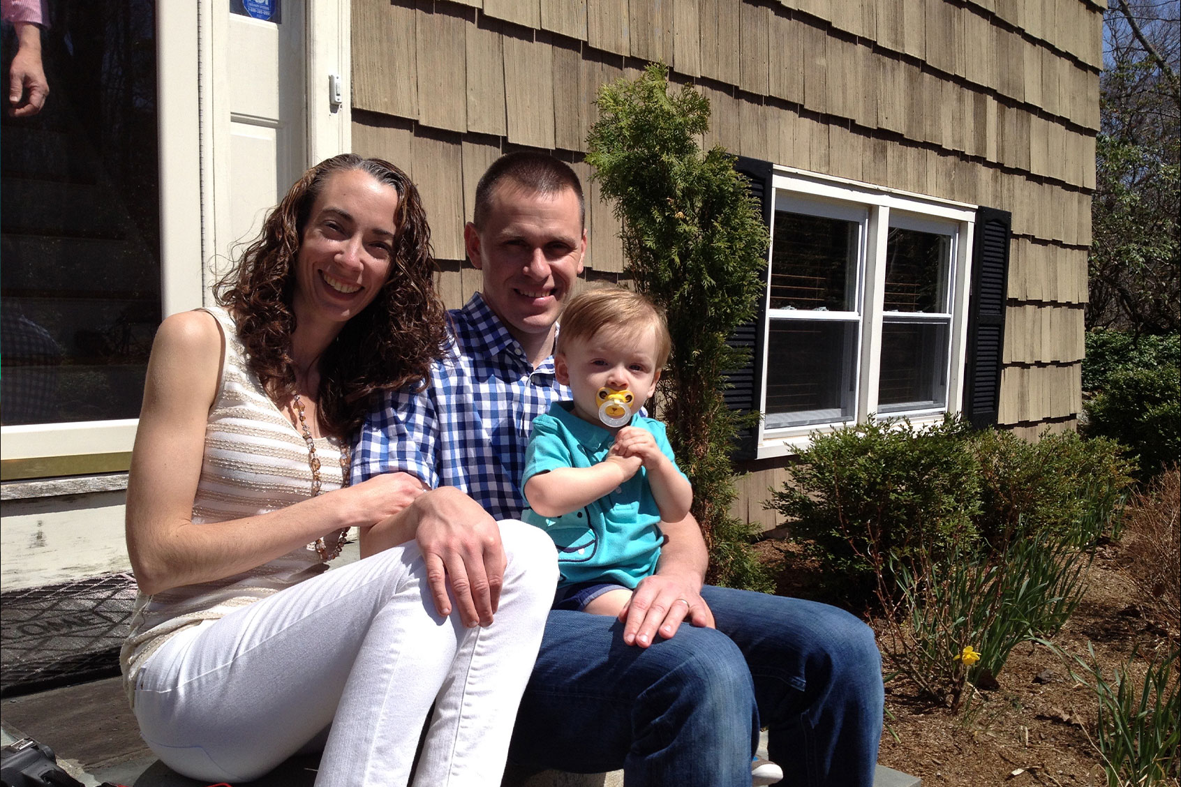 The author with her husband Kyle and their son Benjamin. (Photo courtesy of the author)