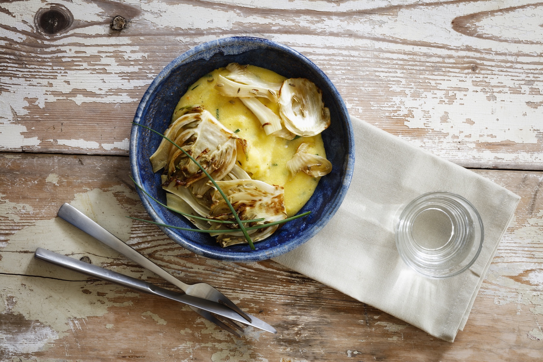 Polenta with caramelized fennel (Westend61 / Getty)