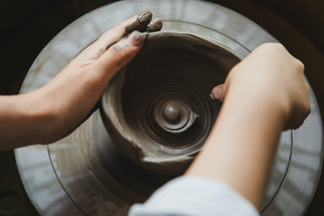 Spinning ceramics (Getty Images/ Kilito Chan)