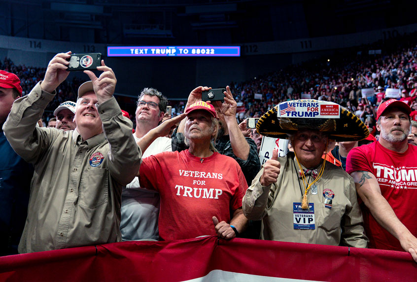 Supporters of President Donald Trump (AP Photo/Evan Vucci)